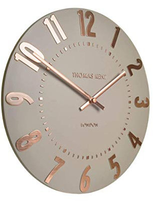 Thomas Kent Maulbeer-Design Rotgold Wanduhr – 30,5 cm London