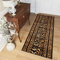 TAPISO Atlas Teppich Läufer Meterware Flur Kurzflor Küche Wohnzimmer Streifen Linien Tiermotiv Tiger Leopard Schwarz Gelb ÖKOTEX 70 x 130 cm