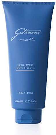 GATTINONI | Hinweis Blau Rom 1946 - Körperlotion für Damen, 400 ml, mit Zitrusduft, blumig, für eine weichere und duftende Haut, hergestellt in Italien