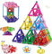 morkka 182 Stücke Puzzle Magnetische Bausteine Spielzeug Magnet BAU Bauen Kit Montessori Bildung Spielzeug für Kinder Spielen Stacking Spiel mit Magnetischen Ziegeln und Sticks