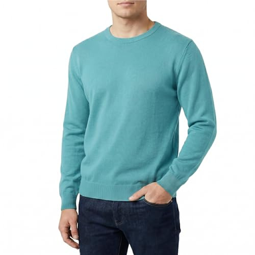 Castle Point Jersey Hombre 100% Algodón Punto Cuello Redondo o Pico Suave