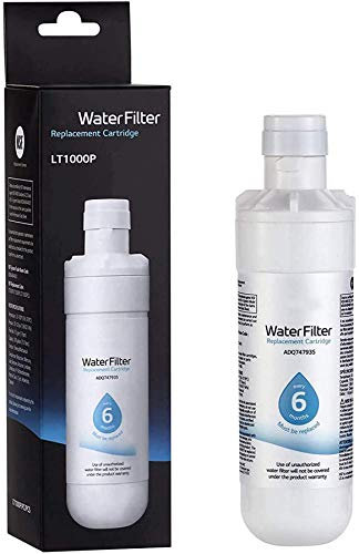 LT1000P Water Filter Replacement Compatible for LT1000P, LT1000PC, MDJ64844601, ADQ747935 ADQ74793504, Kenmore 469980,6pcs