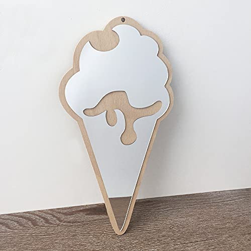 wandsticker kinderzimmer,Kinderzimmer Eis Wandaufkleber, Schlafzimmer Acryl Spiegel Aufkleber dekorative Tapete