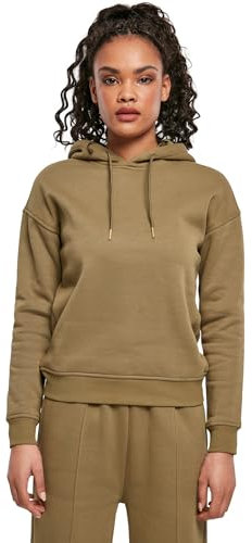 Urban Classics Damen Ladies Hoody Kapuzenpullover, tiniolive, 3XL