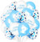 Aurasky Palloncini Battesimo Bambino 30 Pezzi, Il Mio Battesimo Scritta, Palloncini Orsetto Blu Bianco Coriandoli, Decorazioni Battesimo Bimbo, Addobbi Battesimo per Festa Nascita Baby Shower