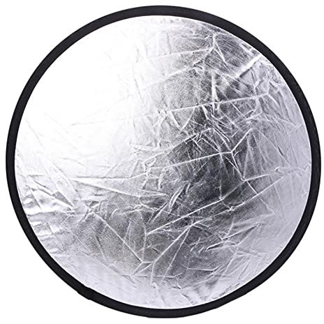 GeKLok 2 in 1 Portable Round Collapsible Multi Functional Photography Lighting Reflector with Carrying Bag for Photo Studio Shooting and Outdoor Lighting
