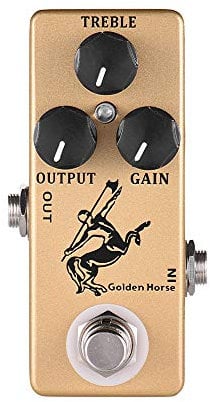Mosky GOLDEN HORSE - Overdrive-Pedal basierend auf Klon Centaur, Gold