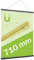 SPRINTIS Posterleiste 71 cm, holz, schwarz, magnetische Posterschiene im DIN B1 Format, Poster Aufhänger als gestalterisches Element