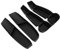 Model Y Door Side Storage Box for Model Y 2020-2023, 4PCS Soft TPE Insert Door Organizer Tray, Front and Rear Door Slot Pockets Door Protector Accessories