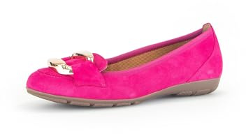 Gabor Damen Klassische Ballerinas, Frauen Flats,Slip-ons,klassisch elegant,Ballerinen,Pumps,Halbschuhe,Sommerschuhe,pink (Gold),37 EU / 4 UK