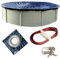 Winter Block Copertura invernale per piscine fuori terra, 4 m, copertura rotonda invernale per piscina fuori terra, garanzia 8 anni, include verricello e cavo, resistenza e durata superiori,
