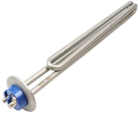 1.5“Tri Clamp(OD50.5) 2.5kw SUS304 Immersion Water Heater Brewing Heating Element (Size : Heater)