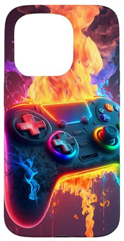 Gamer Aesthetic Graphic Gaming Video Games Boys Teens Kids Case for iPhone 15 Pro