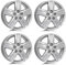 4x Rial Felgen Alufelgen Transporter 6.5Jx16 ET66 5x130 polar-silber kompatibel mit CITROEN Jumper