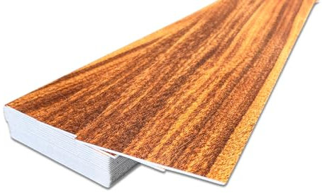 DECCART | Selbstklebende Wandpaneele Holzoptik – Wandverkleidung für Innenräume – Selbstklebend -Einfach zu montierende Paneele für die Wand | 10x60cm | M-49-20 Stk