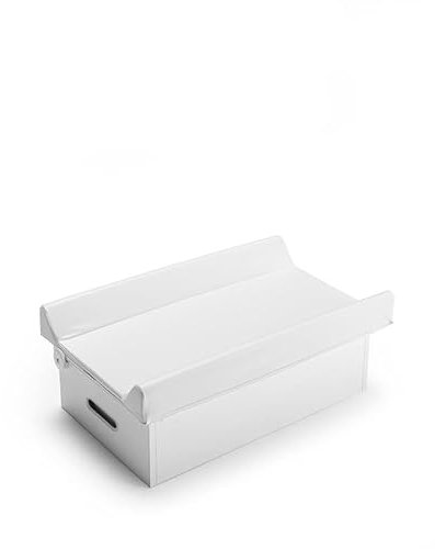G.A. | Baby Collection – Bañera para bañera con tapa y cojín 80 x 50 x 29 cm, bañera de diseño ergonómico con asiento antideslizante, fabricada en Italia