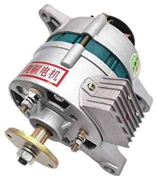 Carga CA/CC con generador de lámpara 12v14v vehículo agrícola triciclo Tractor generador de imanes permanentes de doble propósito Eficiencia y precisión(500W single wheel)