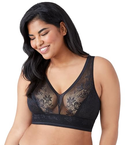 Wacoal Women's Plus Size Net Effect Bralette, Black, 40