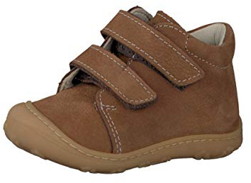 RICOSTA Jungen und Mädchen Lauflernschuhe Chrisy von Pepino, Weit - für breite Füße geeignet (WMS), Braun (Curry) (260), 25 EU