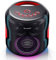 SHARP PS-919(BK) 130W Indoor/Outdoor Waterproof Portable Party Speaker with Built-in Rechargeable Li-ion Battery & Flashing Disco Lights, Bluetooth & TWS – Black