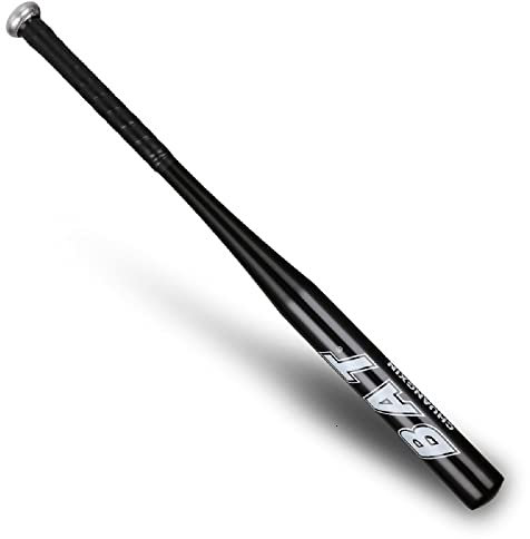 86cm Batte de Baseball Aluminium 34 Pouces Bleu Noir Argent au Choix Batte Base-Ball métal Adulte Pro Léger pour Exercice Joueurs Jeu Homme Femme 86cm de Longueur Solide Durable à la Mode (Noir)