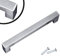 Stahlia Möbelgriff Edelstahl 160mm Lochabstand Schubladengriffe Schrankgriffe Küchengriffe Griffe Profil: 15x15mm Türgriffe Küche Edelstahlgriff gebürstet eckig