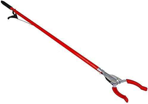 MSHOP- Pinza Bastone TELESCOPICO Metallo Rosso 92CM RACCOGLI Oggetti Manico ERGONOMICO RIFIUTI Prendi Tutto Carte CARTACCE Giardino…
