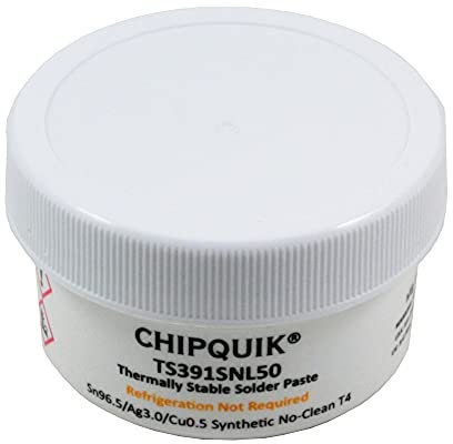 Chip Quik Thermisch stabile Lötpaste No-Clean Sn96.5/Ag3.0/Cu0.5 T4 (50g Dose)
