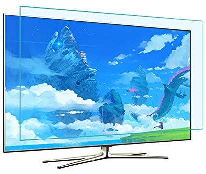 KELUNIS Anti Glare TV Screen Protectors Anti Blue Light Film for Smart TV 4K Android PC Linux, Relieve Eye Strain And Sleep Better,58 (1161 * 661)