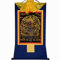Gandhanra Thangka Tibetische Wandbehang,Mahakala Thangka,Heißgeprägter Buddha Wandteppich für Zen Wohnkultur, Meditation, Spirituelle Entspannung und Ruhe