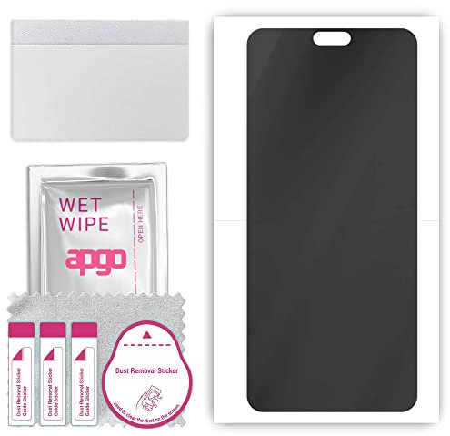 apgo Hydrogel Blickschutzfolie, Matt, kompatibel mit Vivo S10, Privacy Displayschutzfolie, Schutzfolie mit Positionierhilfe, Anti-Spy, kratzfest, einfache Montage