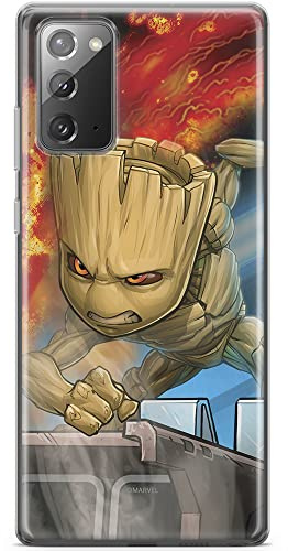 ERT Group Handyhülle für Samsung Galaxy Note 20 Original und offiziell Lizenziertes Marvel Muster Groot 003 optimal an die Form des Handy angepasst, hülle aus TPU