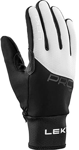 LEKI Damen PRC ThermoPlus Handschuhe, Black-White, EU 7