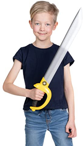 Maskworld Schaumstoff Säbel Pirat - Spielzeug-Waffe Kostüm-Zubehör für Karneval, Halloween & Motto-Party
