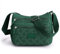 NOTAG Umhängetasche für Damen, wasserdicht, Nylon, Umhängetasche, lässig, mehrere Taschen, Kuriertasche für Reisen, dunkelgrün, Medium