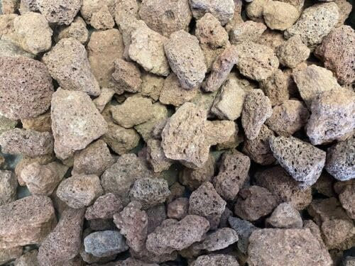 Rotopor Lava Rot Körnung 16-32 mm Lavakies Kies Mulch Lavasplitt Eifellava 500L BigBag