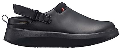 JOYA Ace SR W Black, Clogs für Damen aus Leder, schwarz