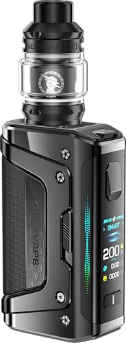 GEEKVAPE Aegis Legend 5 Kit - 200W Legend 5 Box Mod 5 Modes Vape avec GeekVape Z Sub Ohm Tank 5 Réservoir 7ml Z0.4XM + Z0.2XM Coil, Sans Batteries, sans nicotine