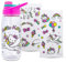 Sanrio Hello Kitty Unicorn Twist Spout Water Bottle and Sticker Set | 20 Ounces