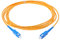 LUOFANG Câble de raccordement à Fibre Optique 3 mm, rallonge monomode, Cordon de raccordement, 3 m, Orange