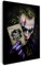 Artmazing | Joker Bild bunt | S-Art Bilder | Joker Bilder Modern | Coole Wandbilder Wohnzimmer | Wandbild Joker Deko XXL | Bild Leinwand XXL | Joker Bilder Wand