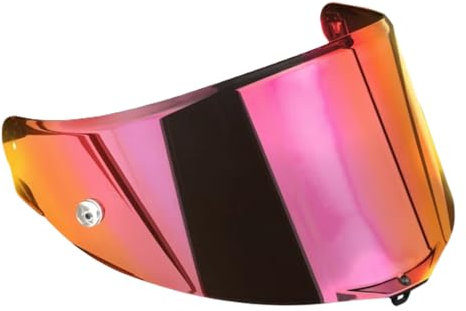 Guajiro - Visier RACE 3 | kompatibel mit AGV Pista GP RR - Corsa R - Veloce S | UV-Schutz, Antibeschlag und Kratzschutz | Kompatibel mit Pinlock und Tear Off | Hochwertiges PC. (Rot)