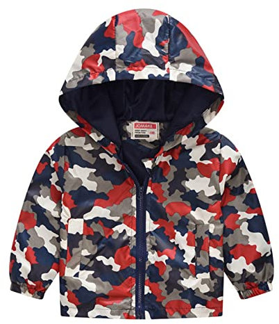 Veste coupe-vent légère et doublée pour bébé garçon 56, Z328-1 Camouflage, 12-18 mois