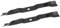 SECURA Jeu de lames (mulching) compatible avec Murray 40541E Tracteur de pelouse