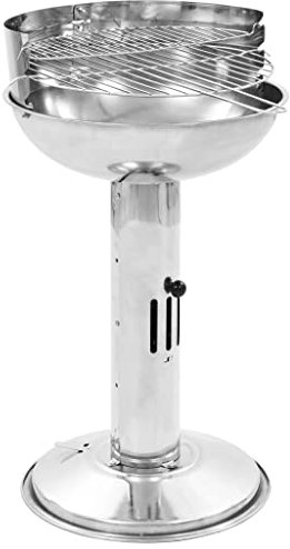 Pedestal Charcoal BBQ Grill Stainless Steel,Kitchen Dining,Kitchen Appliances,Outdoor Grills
