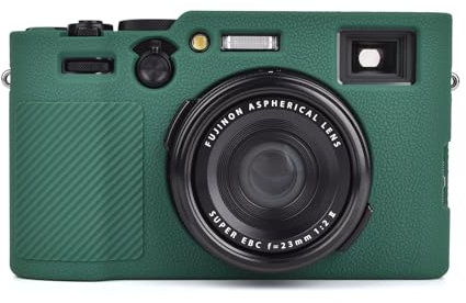 MUZIRI KINOKOO Silicone Case for Fuji X100 VI Camera, Ultra-Thin Soft Rubbber Fuji X100 VI Protective Case, Anti-Scratch Slim Fit Lightweight Case for Fujifilm X100VI Camera-Green