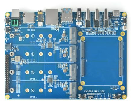 youyeetoo CM3588 Plus Mini plateforme NAS jusqu'à 8 K, RK3588, OpenMediaVault fit, 32 Go LPDDR5, 4 socles M.2 PCIe3.0, solutions NAS, serveur domestique, stockage cloud local (NAS)