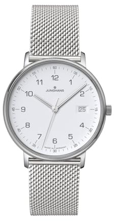 JUNGHANS Damenuhr mit Milanaiseband Form Quarz 47/4457.44