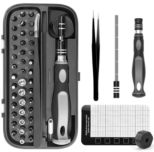 Raxfekro Set di 50 Avvitatori Meccanici di Precisione, Mini Cacciaviti Magnetici per Laptop, Macbook, Computer, iPhone, iPad, Switch, PS4, Xbox