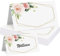HSYTEK 30 Stück Tischkarten Hochzeit, 9cm*5cm Blumen Tischdekoration Namenskarten, Platzkarten für Hochzeiten, Taufen, alle Arten von Zusammenkünften